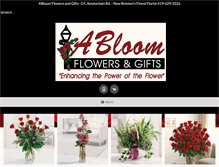 Tablet Screenshot of abloomflowers.com